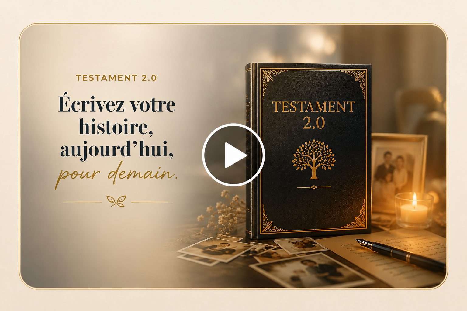 Testament 2.0 - Écrivez votre histoire, aujourd'hui, pour demain.